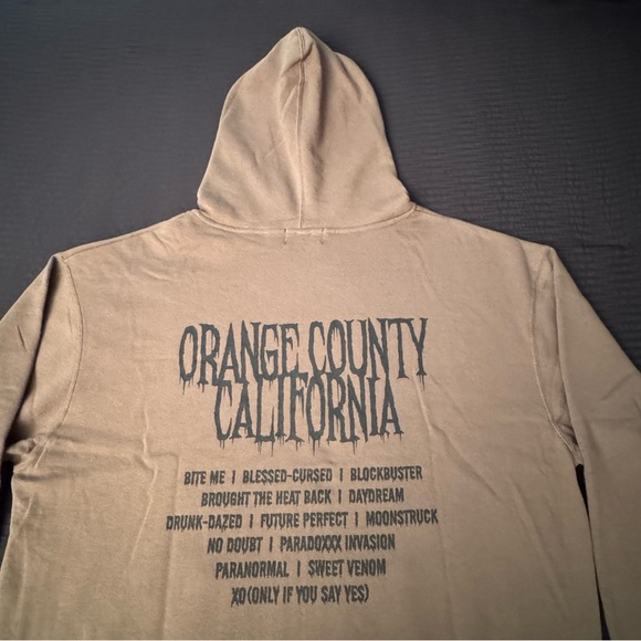 NEW! Enhypen Orange County Pop Up Hoodie Size XL Song List K-Pop EN- RaRE!